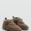 Bottines en cuir shearling Bottines en cuir shearling