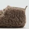 Bottines en cuir shearling Bottines en cuir shearling