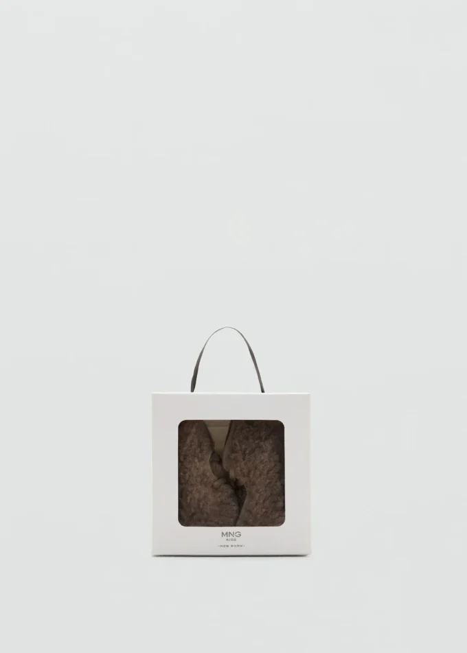 Bottines en cuir shearling Bottines en cuir shearling