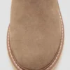 Bottines en cuir suédé