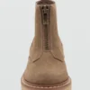 Bottines en cuir suédé