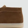 Bottines en cuir suédé