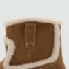 Bottines en daim effet fourrure