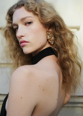 Boucles d&rsquo;oreilles combinées en cristal
