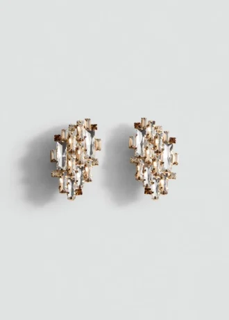 Boucles d&rsquo;oreilles combinées en cristal