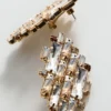 Boucles d&rsquo;oreilles combinées en cristal