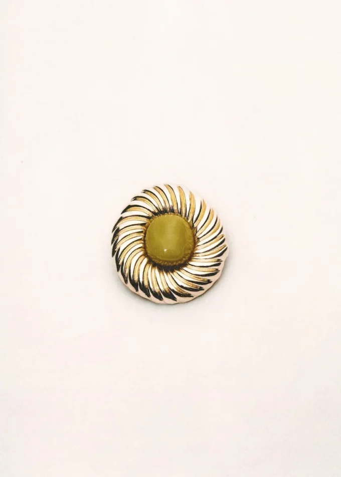 Boucles d&rsquo;oreilles combinées en résine texturée
