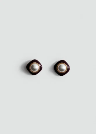 Boucles d&rsquo;oreilles perles combinées