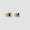 Boucles d&rsquo;oreilles rondes volumineuses