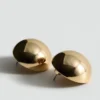 Boucles d&rsquo;oreilles rondes volumineuses