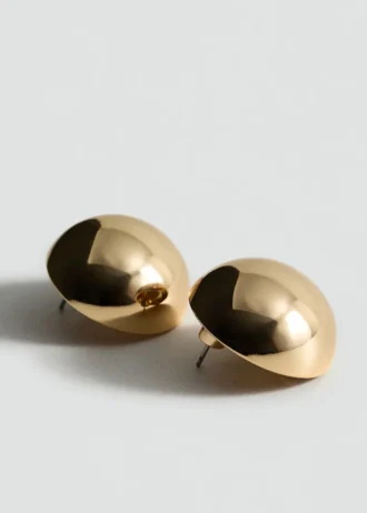 Boucles d&rsquo;oreilles rondes volumineuses