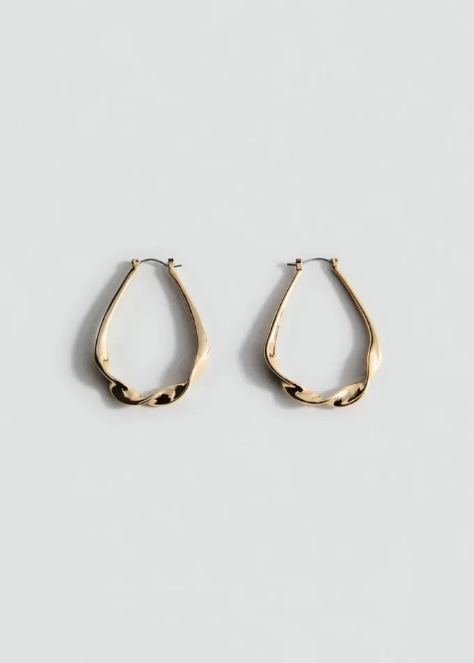 Boucles d&rsquo;oreilles torsadées