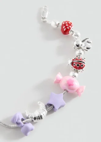 Bracelet à breloques mixtes