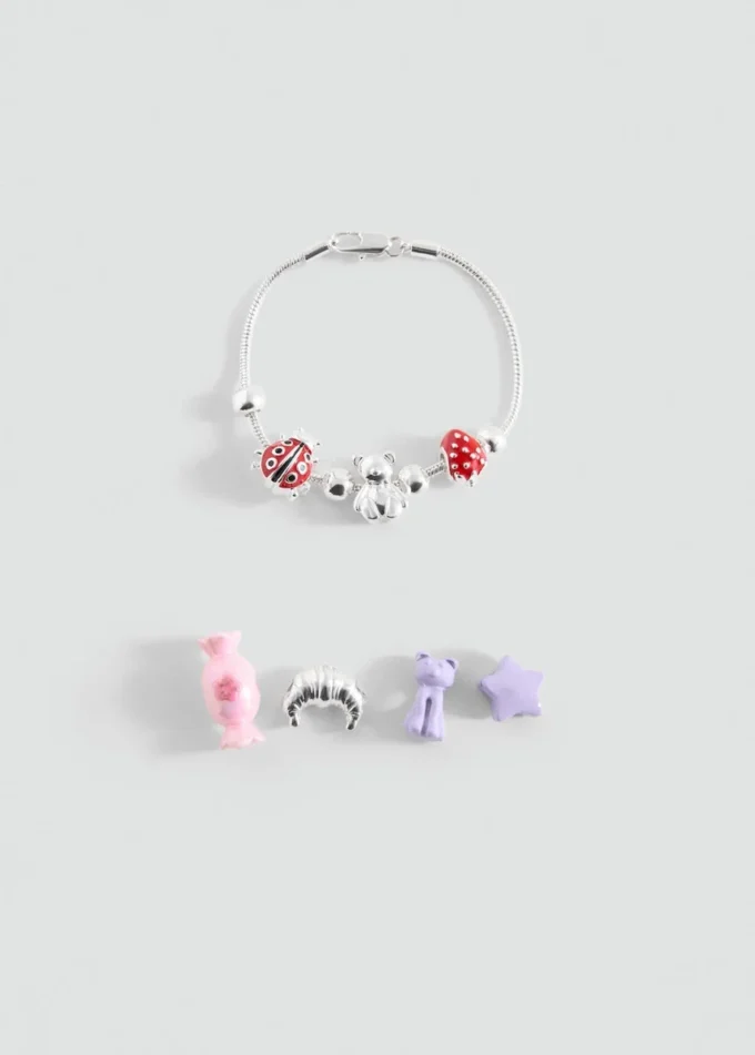 Bracelet à breloques mixtes