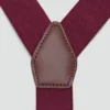 Bretelles élastiques réglables avec détails en cuir Bretelles élastiques réglables avec détails en cuir