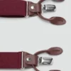 Bretelles élastiques réglables avec détails en cuir Bretelles élastiques réglables avec détails en cuir