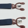 Bretelles élastiques réglables avec détails en cuir