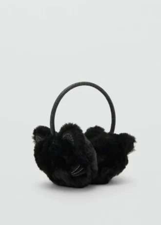 Cache-oreilles effet fourrure de chat