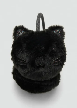 Cache-oreilles effet fourrure de chat