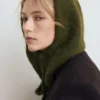 Cagoule en maille boutons