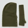 Cagoule en maille boutons