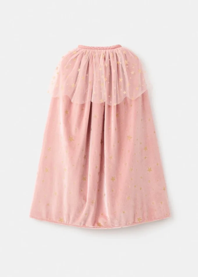 Cape en tulle avec étoiles scintillantes
