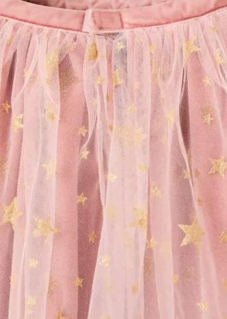 Cape en tulle avec étoiles scintillantes
