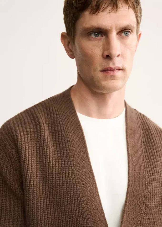 Cardigan 100 % laine avec boutons