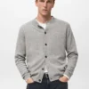 Cardigan 100 % laine extra-fine avec boutons