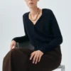 Cardigan 100 % laine mérinos