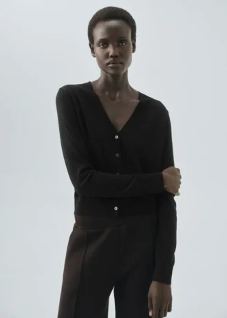 Cardigan 100 % laine mérinos