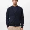 Cardigan 100 % laine mérinos
