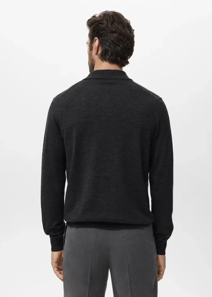 Cardigan 100 % laine mérinos