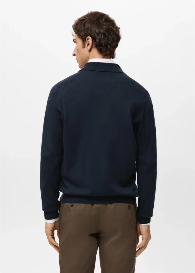 Cardigan 100 % laine mérinos