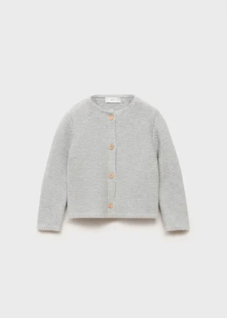 Cardigan boutonné en tricot