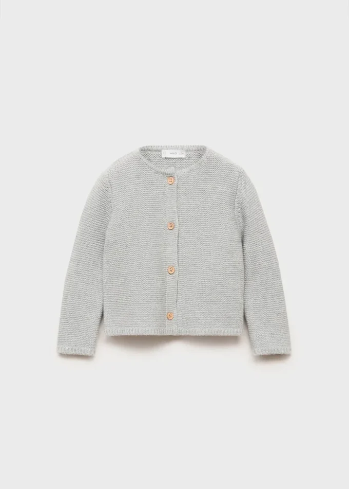 Cardigan boutonné en tricot
