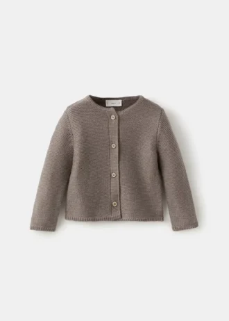 Cardigan boutonné en tricot