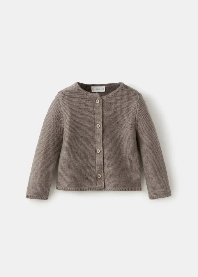 Cardigan boutonné en tricot