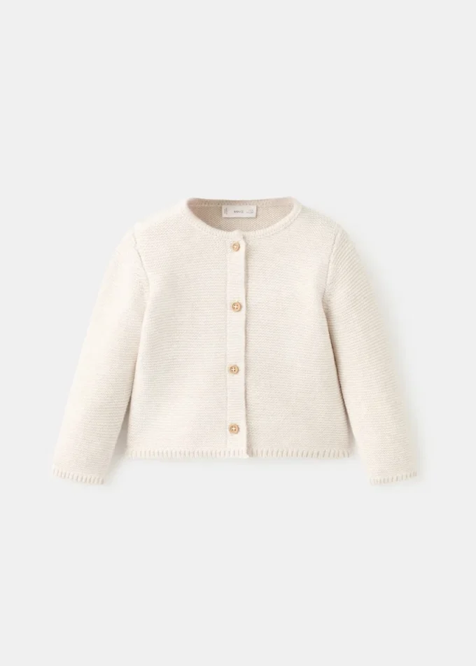 Cardigan boutonné en tricot