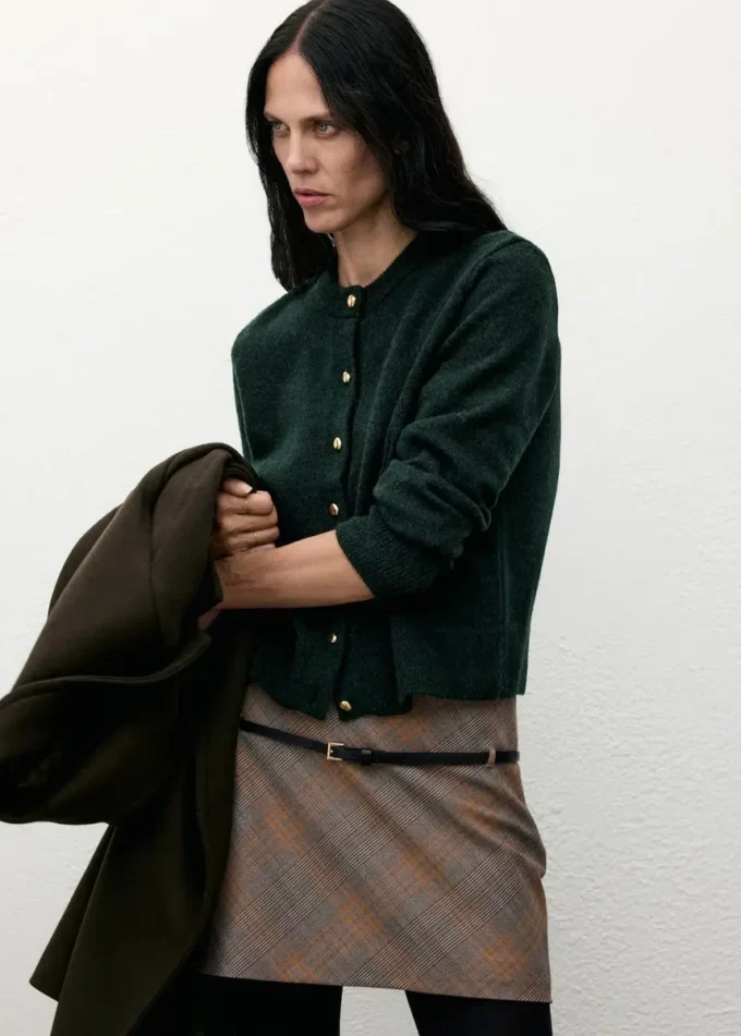 Cardigan boutonné en tricot