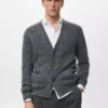 Cardigan boutonné en tricot