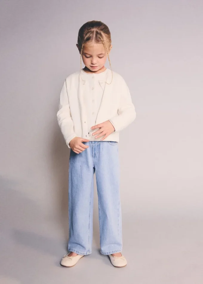 Cardigan boutonné en tricot