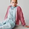 Cardigan boutonné en tricot