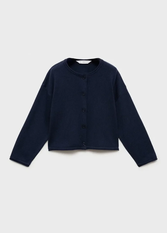 Cardigan boutonné en tricot