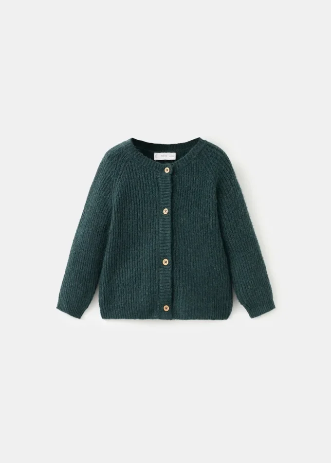 Cardigan boutonné en tricot