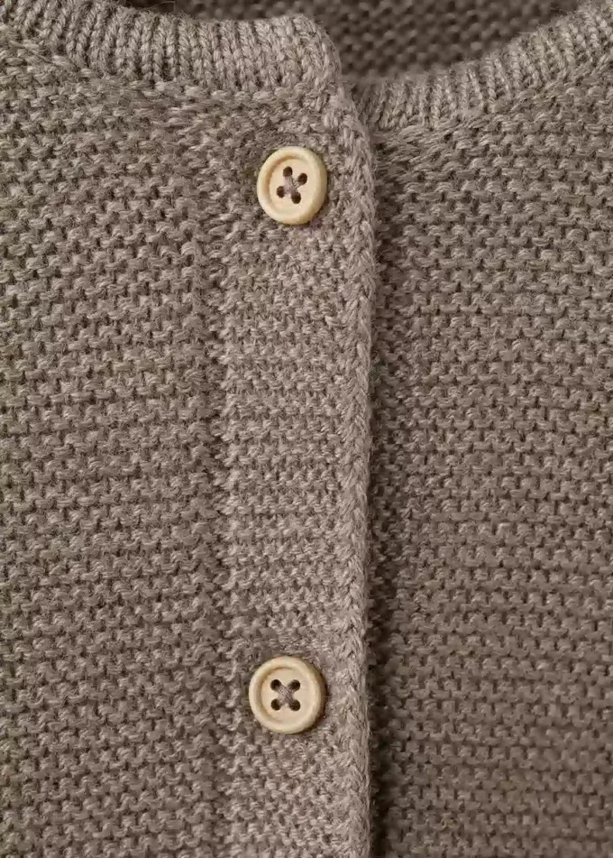 Cardigan boutonné en tricot