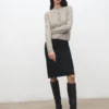 Cardigan boutonné en tricot
