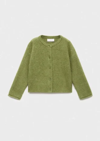 Cardigan boutonné en tricot