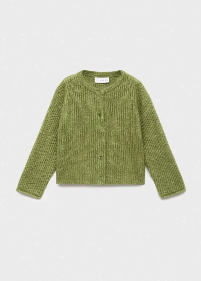 Cardigan boutonné en tricot