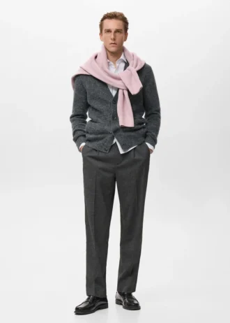 Cardigan boutonné en tricot